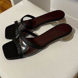 Staud Simone clear mule